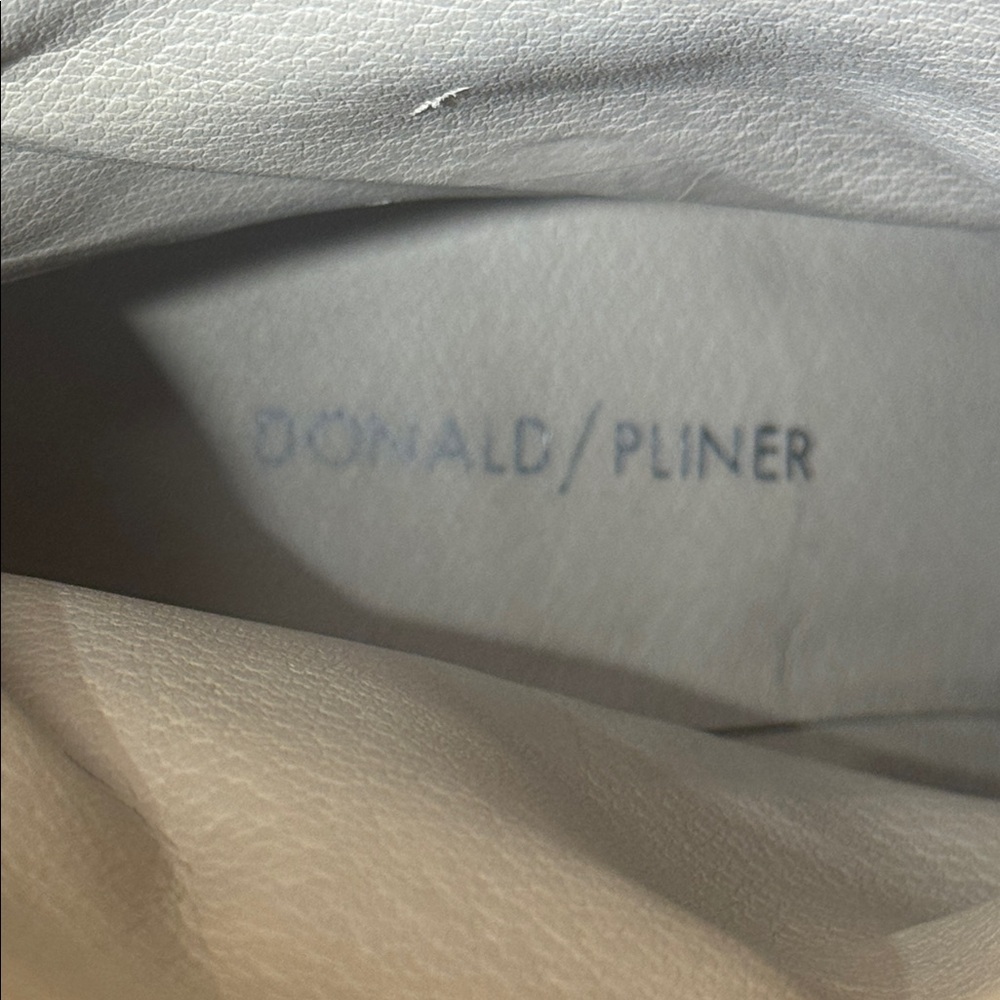 Donald Pliner riot suede western riding boot tan suede and snakeskin print strap - Picture 11 of 12